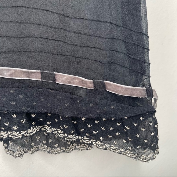 Carole Little Vintage Silk Top Size M - Picture 4 of 5